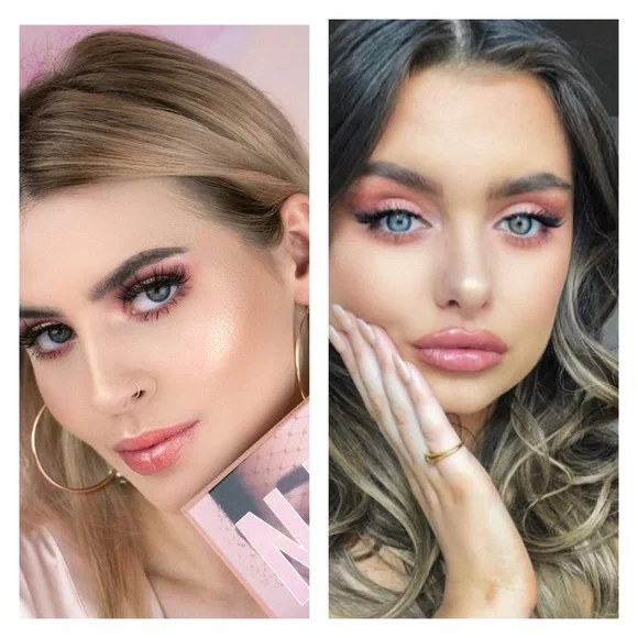 HUDA BEAUTY Nude Eyeshadow Palette with Pink and Gold Shades - Picture 5 of 14